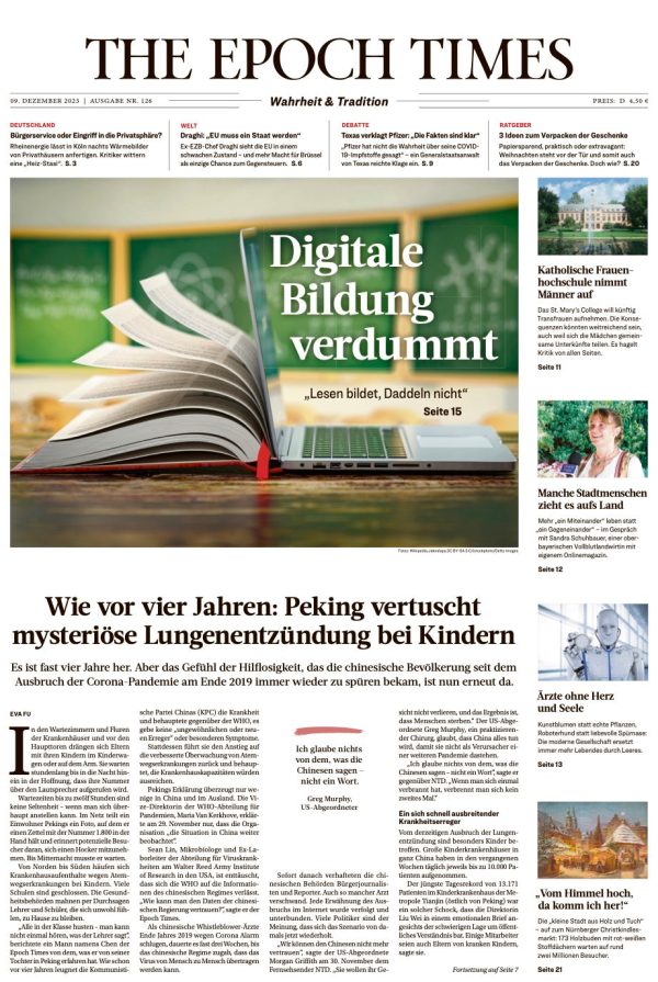 Epoch Times Wochenzeitung – 126. Ausgabe Angebot