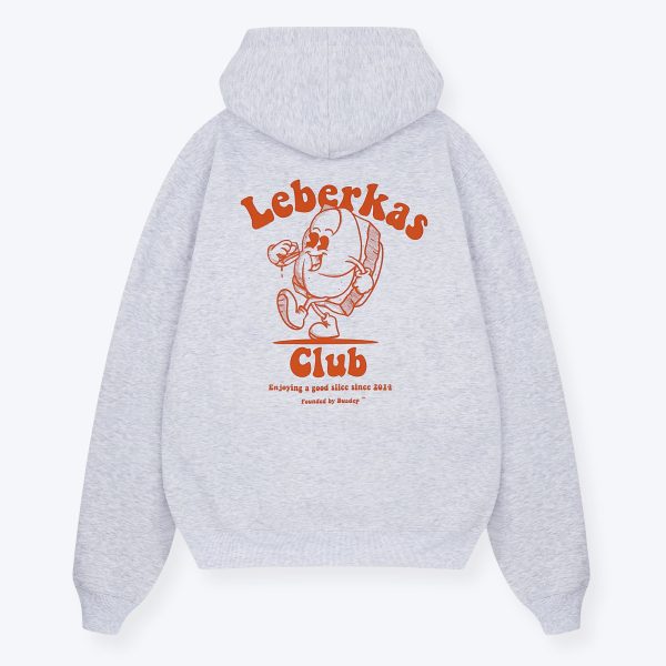 Leberkas Club Hoodie Grau Online-Verkauf