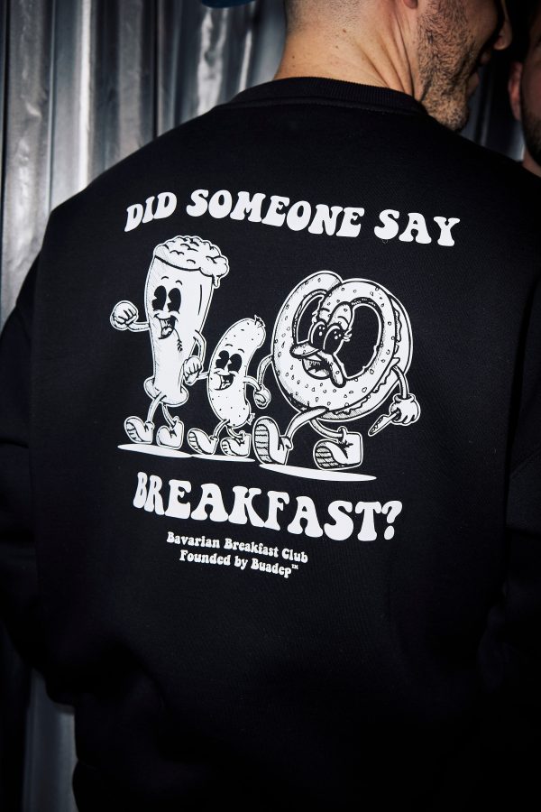 Bavarian Breakfast Sweater Schwarz Angebot – Bild 3