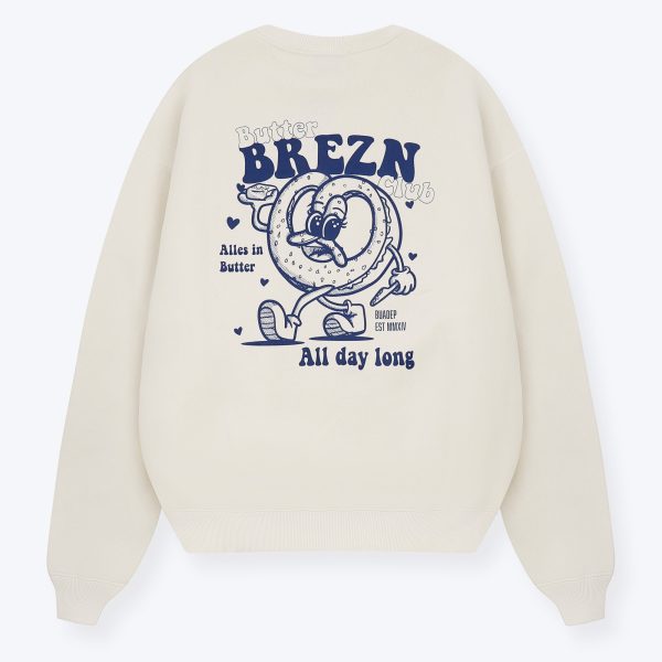 Butter Brezn Club Sweater Creme Rabatt