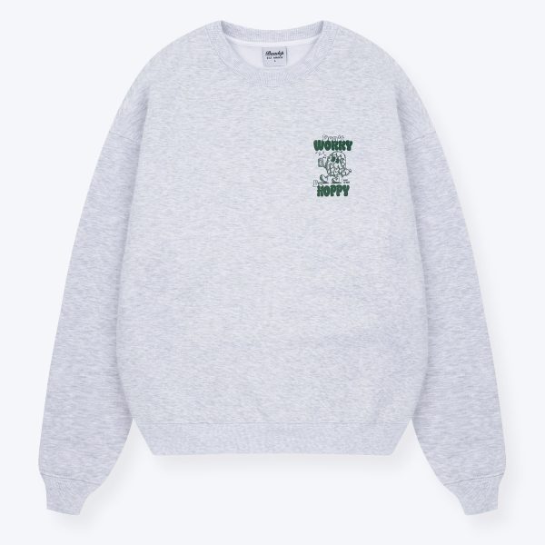 Be Hoppy Sweater grau Online – Bild 2