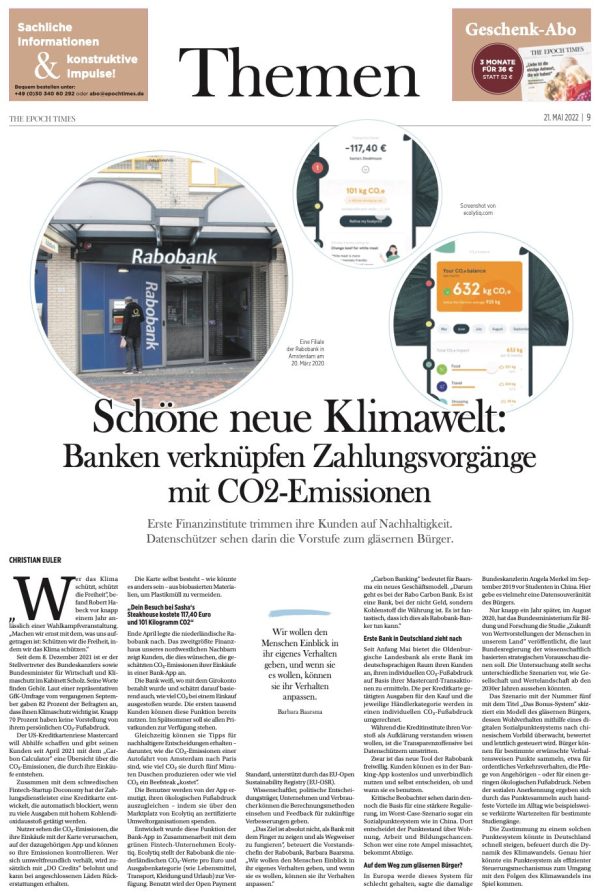 Epoch Times Wochenzeitung –  45. Ausgabe Verkauf – Bild 2